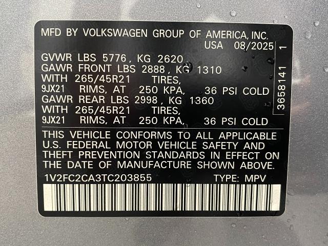 2026 Volkswagen Atlas Cross Sport Vehicle Photo in Appleton, WI 54913