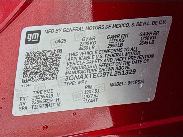2026 Chevrolet Equinox Vehicle Photo in PUYALLUP, WA 98371-4149