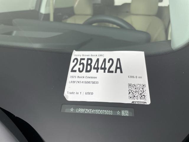 2025 Buick Envision Vehicle Photo in GILBERT, AZ 85297-0402