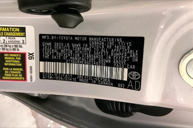 2016 Toyota Corolla Vehicle Photo in Lees Summit, MO 64086