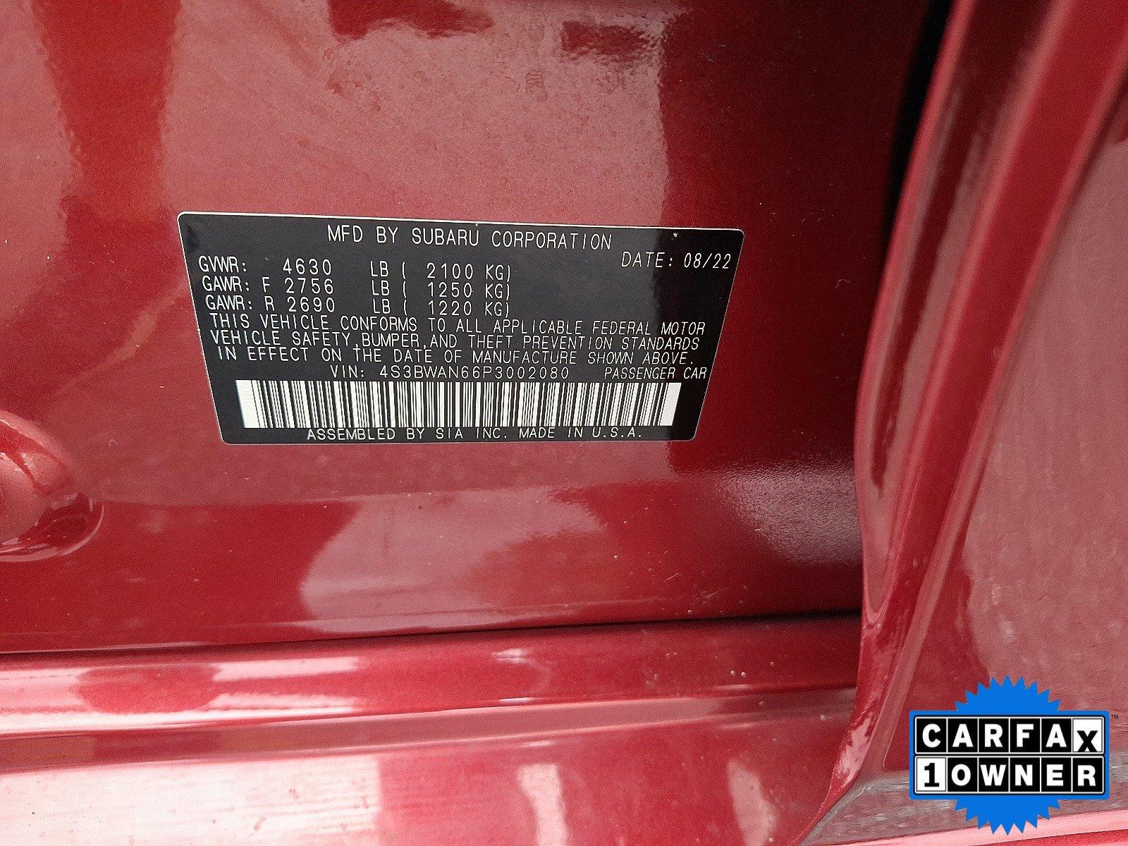 2023 Subaru Legacy Vehicle Photo in Harrisburg, PA 17111