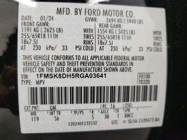 2024 Ford Explorer Vehicle Photo in NEENAH, WI 54956-2243