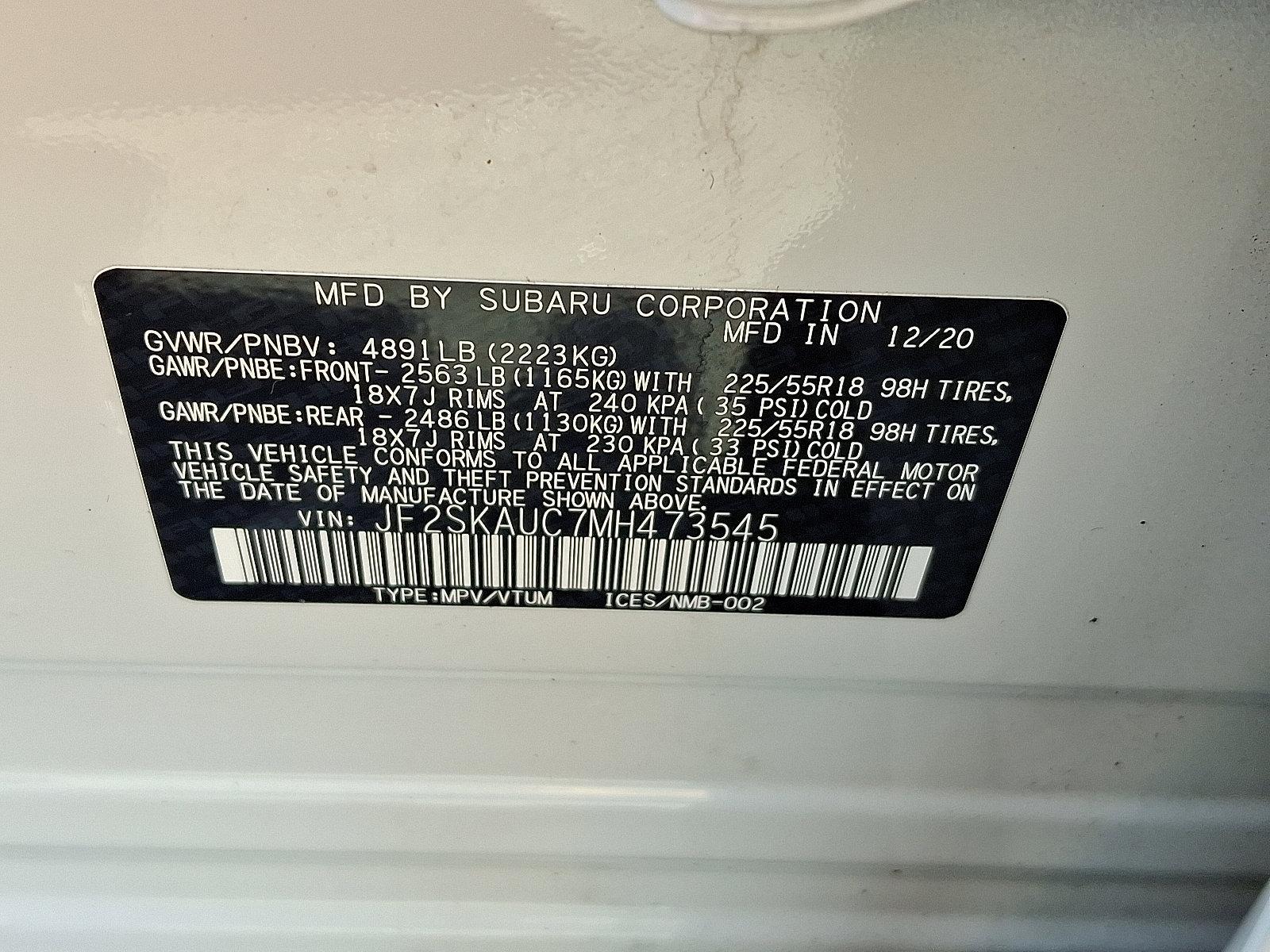 2021 Subaru Forester Vehicle Photo in Harrisburg, PA 17111