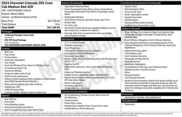 2024 Chevrolet Colorado Vehicle Photo in DANBURY, CT 06810-5034