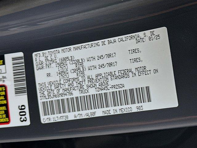 2025 Toyota Tacoma 4WD Vehicle Photo in Flemington, NJ 08822