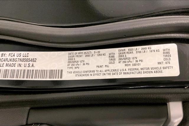 2022 Jeep Grand Cherokee L Vehicle Photo in INDEPENDENCE, MO 64055-1314