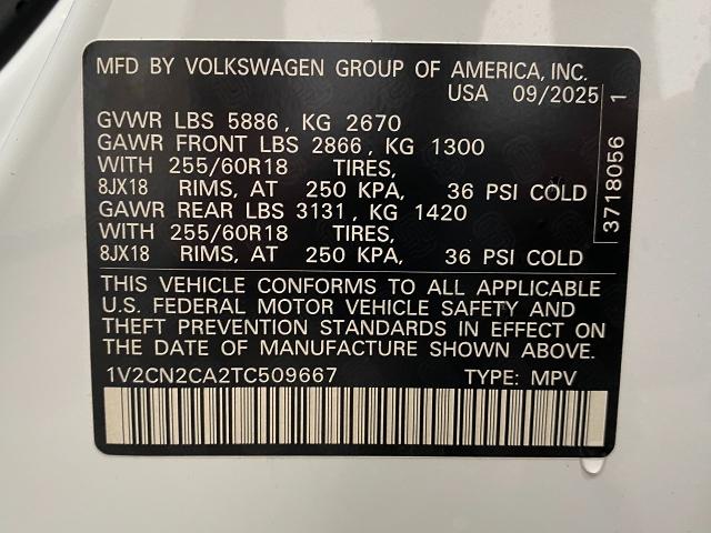 2026 Volkswagen Atlas Vehicle Photo in Appleton, WI 54913