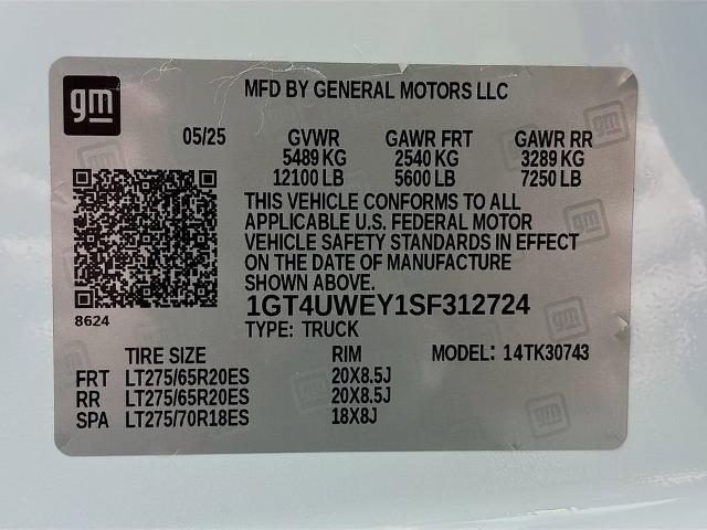 2025 GMC Sierra 3500 HD Vehicle Photo in PUYALLUP, WA 98371-4149