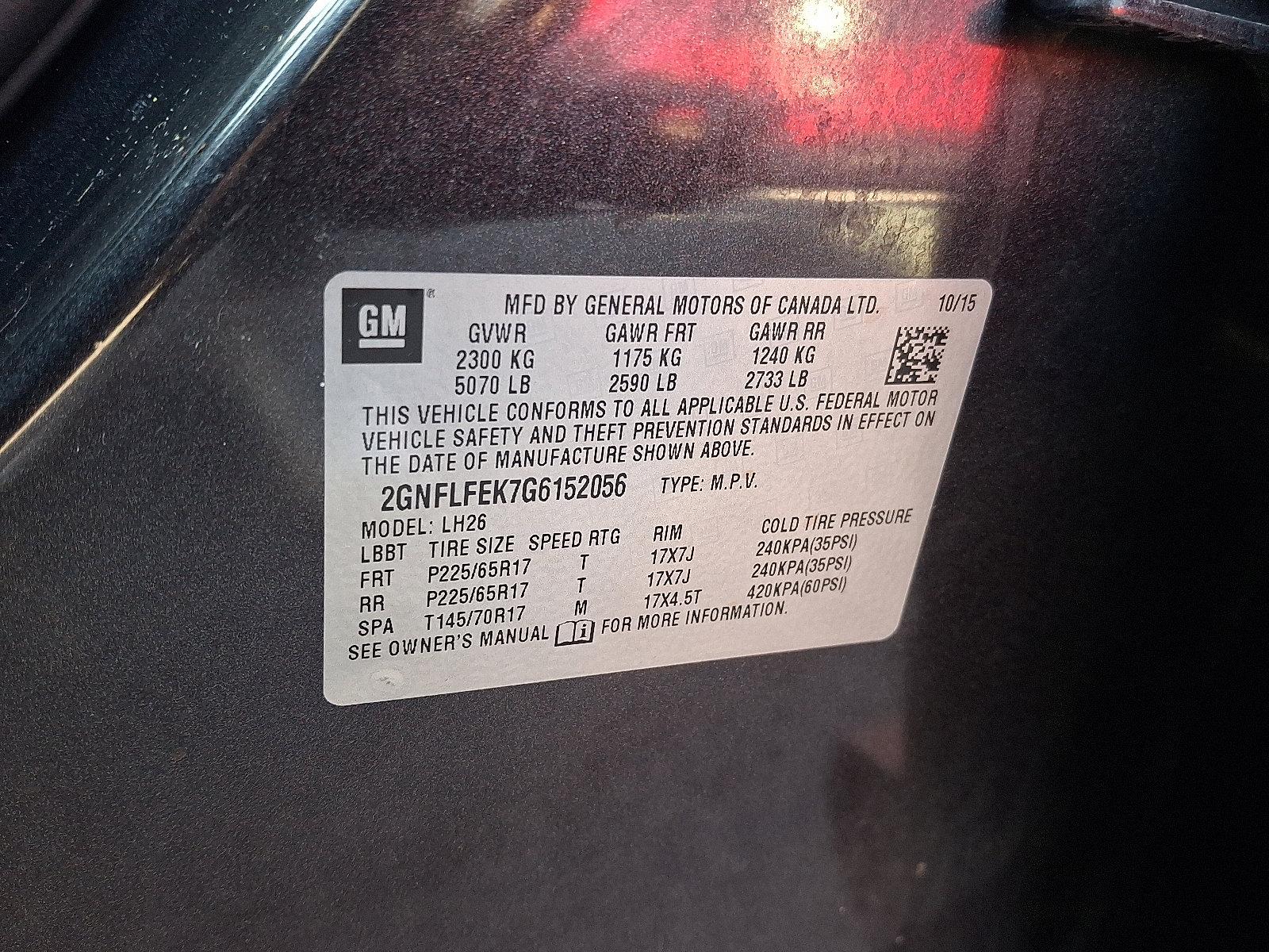 2016 Chevrolet Equinox Vehicle Photo in Mechanicsburg, PA 17050-2306