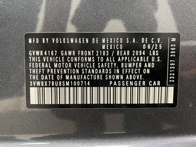 2025 Volkswagen Jetta Vehicle Photo in Appleton, WI 54913