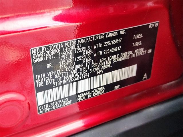 2019 Toyota RAV4 Vehicle Photo in AURORA, CO 80012-4011