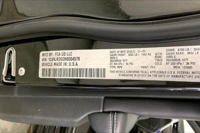 2022 Jeep Grand Cherokee L Vehicle Photo in Kansas City, MO 64114