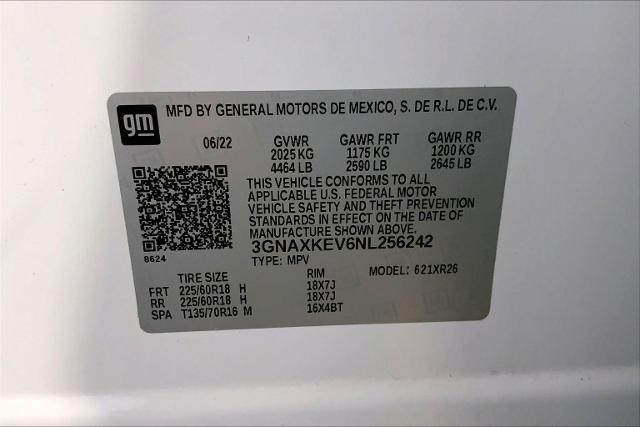 2022 Chevrolet Equinox Vehicle Photo in INDEPENDENCE, MO 64055-1314