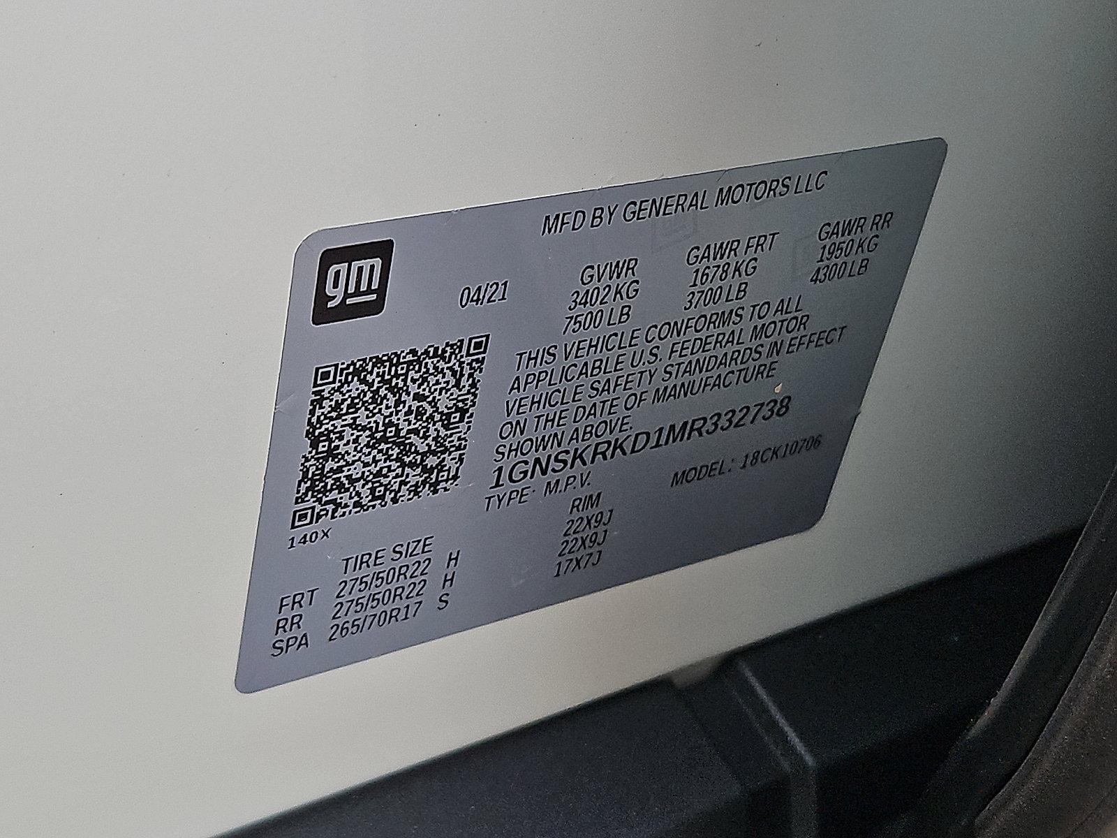 2021 Chevrolet Tahoe Vehicle Photo in Trevose, PA 19053