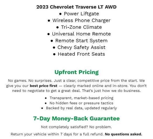 2023 Chevrolet Traverse Vehicle Photo in Neenah, WI 54956