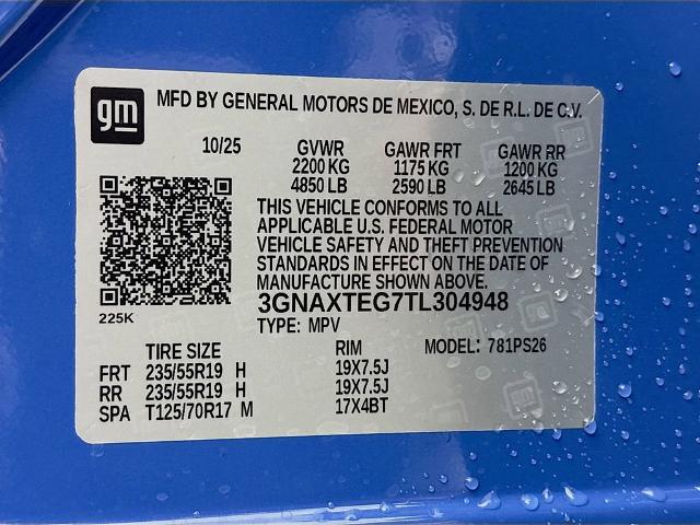 2026 Chevrolet Equinox Vehicle Photo in PUYALLUP, WA 98371-4149