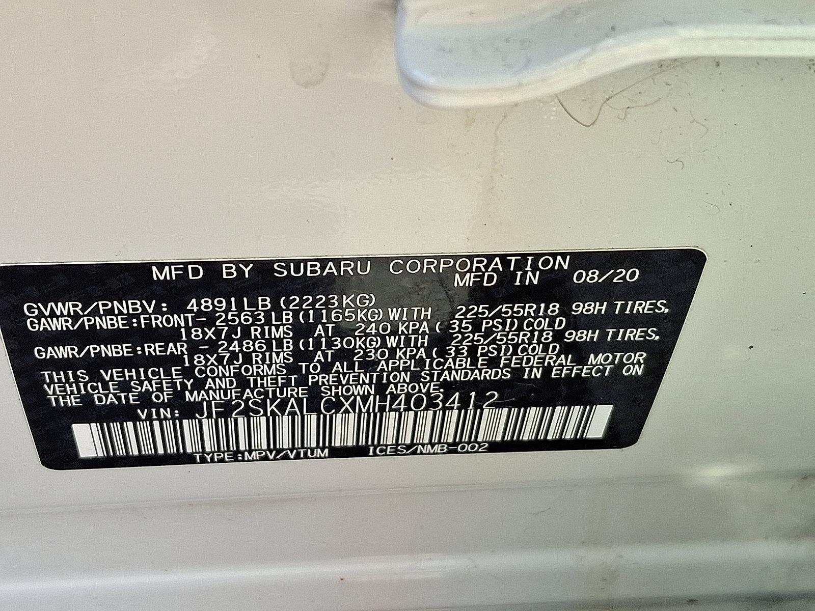 2021 Subaru Forester Vehicle Photo in Harrisburg, PA 17111