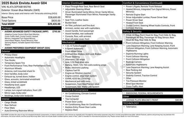2025 Buick Envista Vehicle Photo in DANBURY, CT 06810-5034