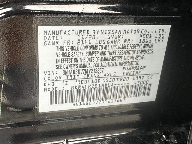 2021 Nissan Sentra Vehicle Photo in COLUMBIA, MO 65203-3903
