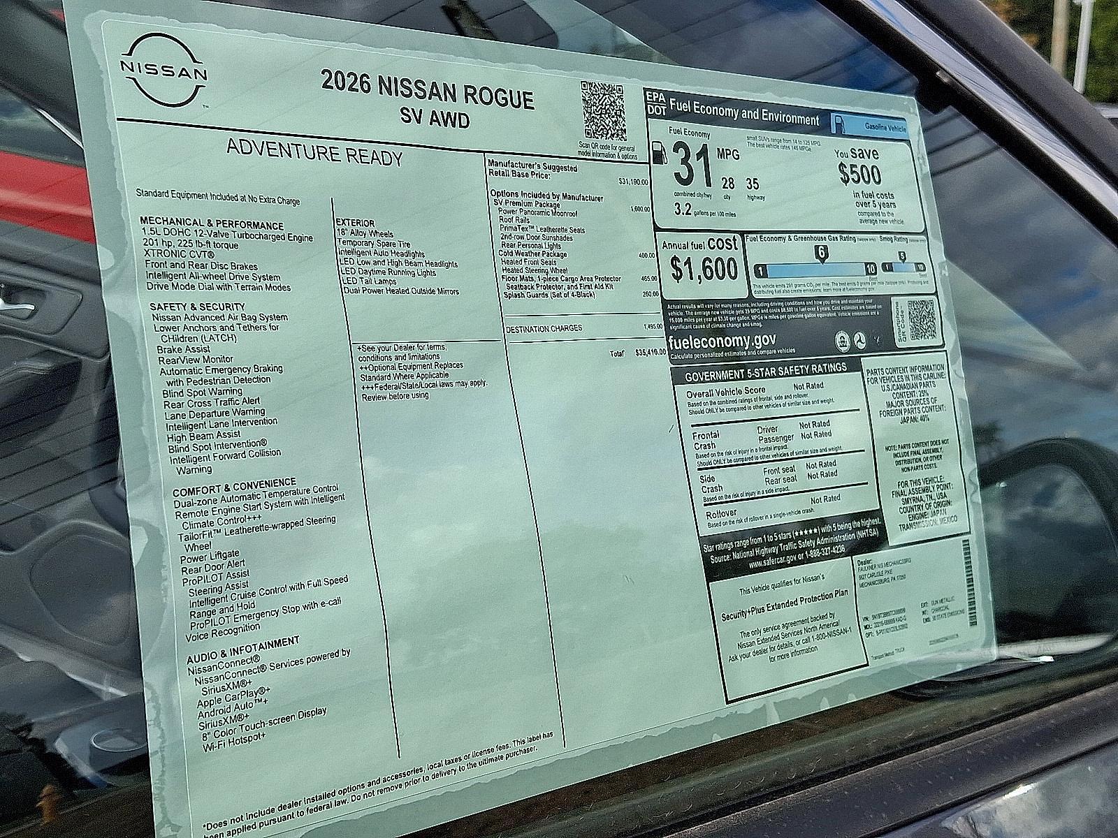2026 Nissan Rogue Vehicle Photo in Jenkintown, PA 19046