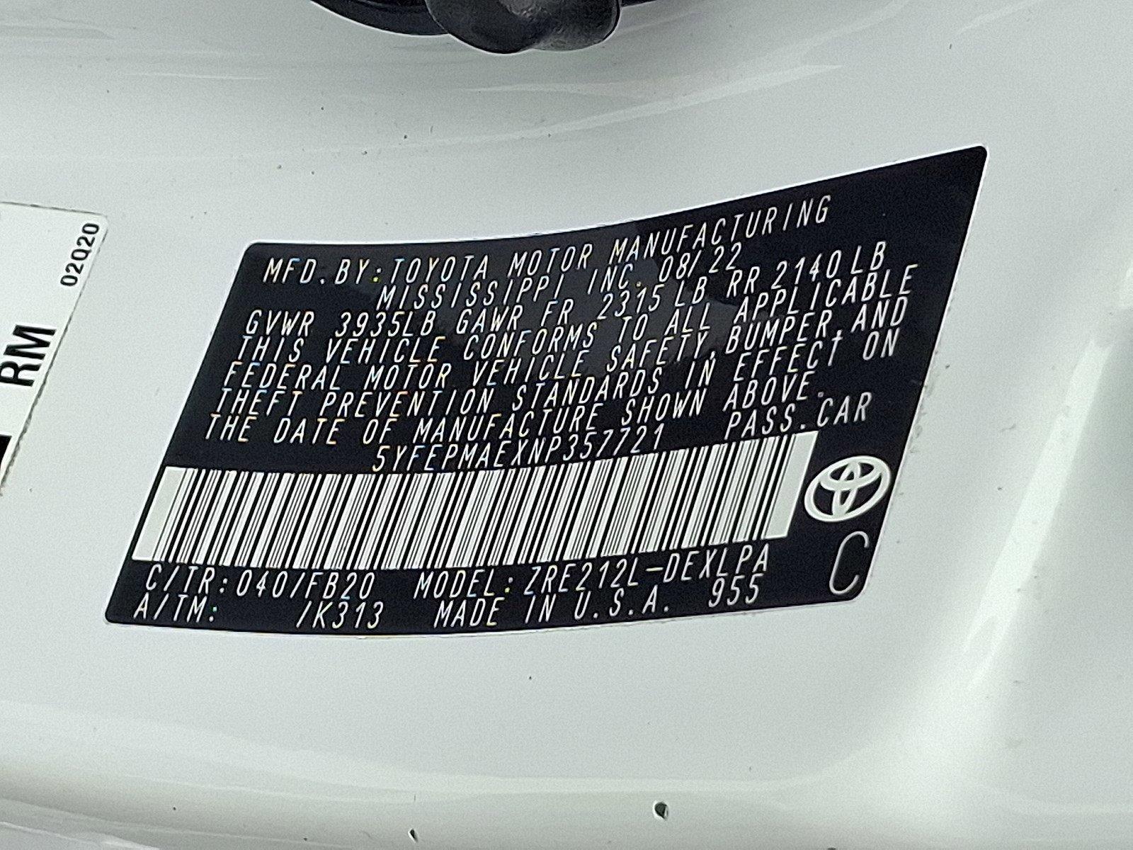 2022 Toyota Corolla Vehicle Photo in Harrisburg, PA 17111