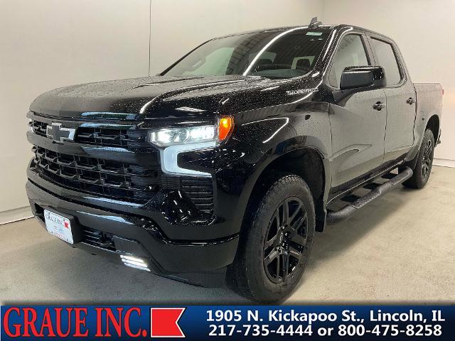 Black 2026 Chevrolet Silverado 1500 Pickup Truck Four-Wheel Drive Automatic