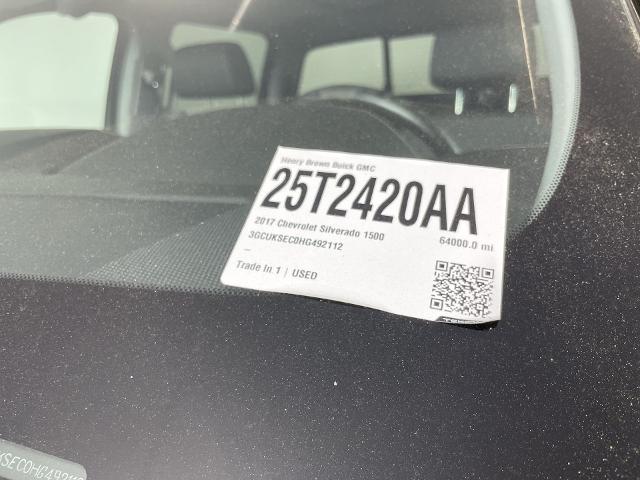 2017 Chevrolet Silverado 1500 Vehicle Photo in GILBERT, AZ 85297-0402
