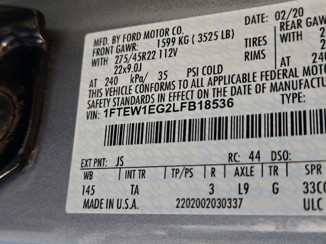 2020 Ford F-150 Vehicle Photo in Weatherford, TX 76087