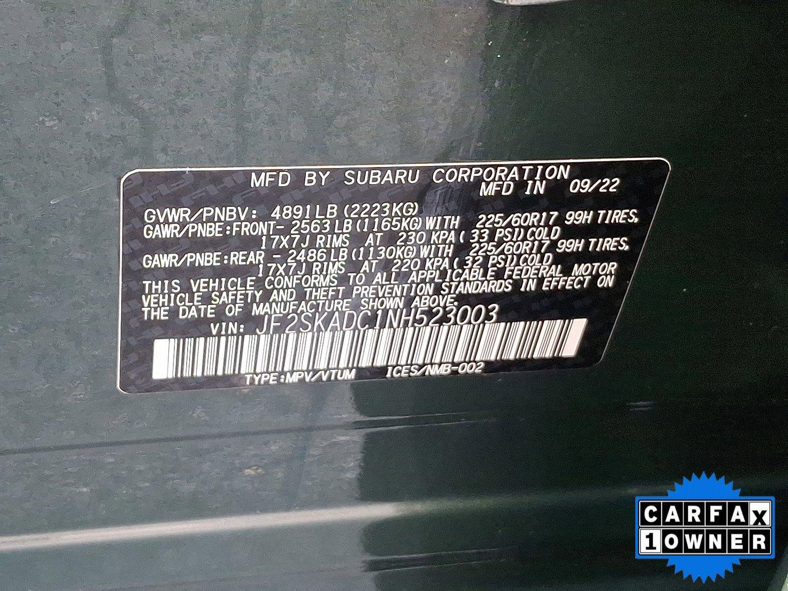 2022 Subaru Forester Vehicle Photo in Harrisburg, PA 17111