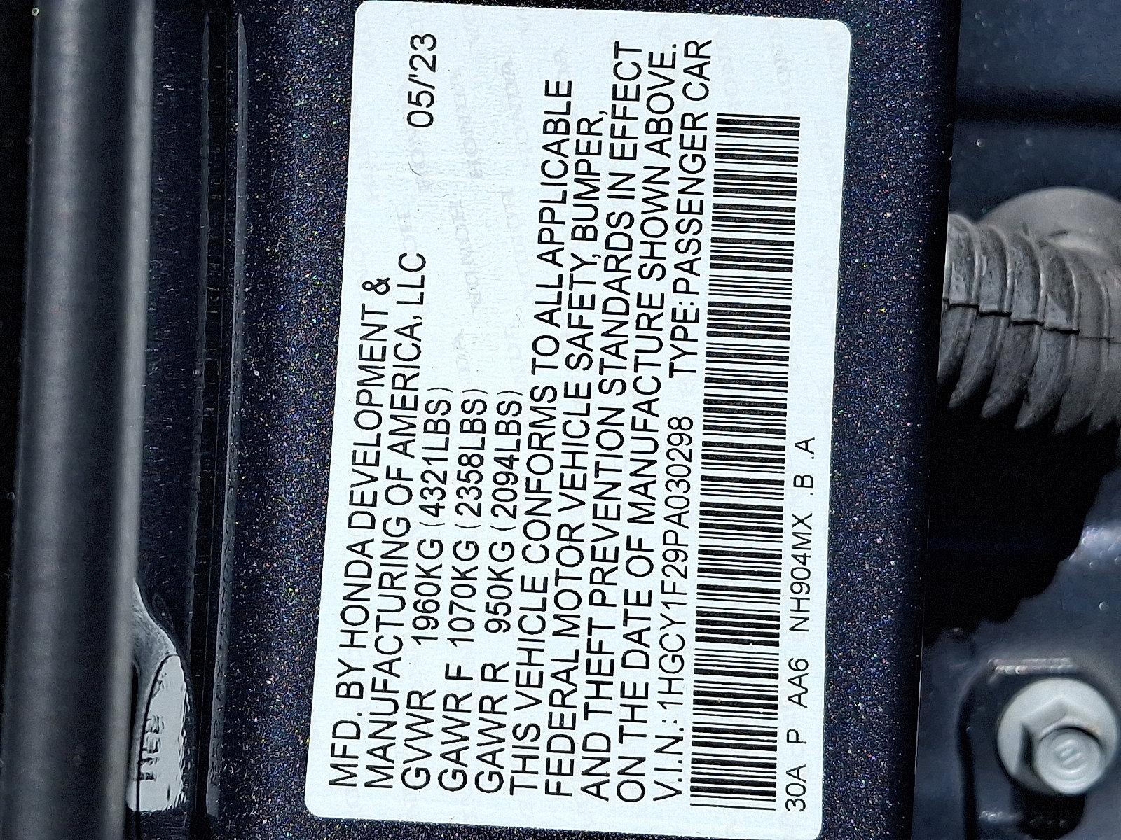 2023 Honda Accord Sedan Vehicle Photo in Harrisburg, PA 17111