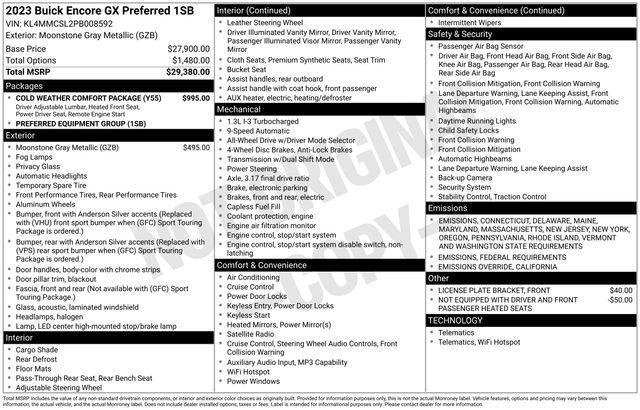 2023 Buick Encore GX Vehicle Photo in DANBURY, CT 06810-5034
