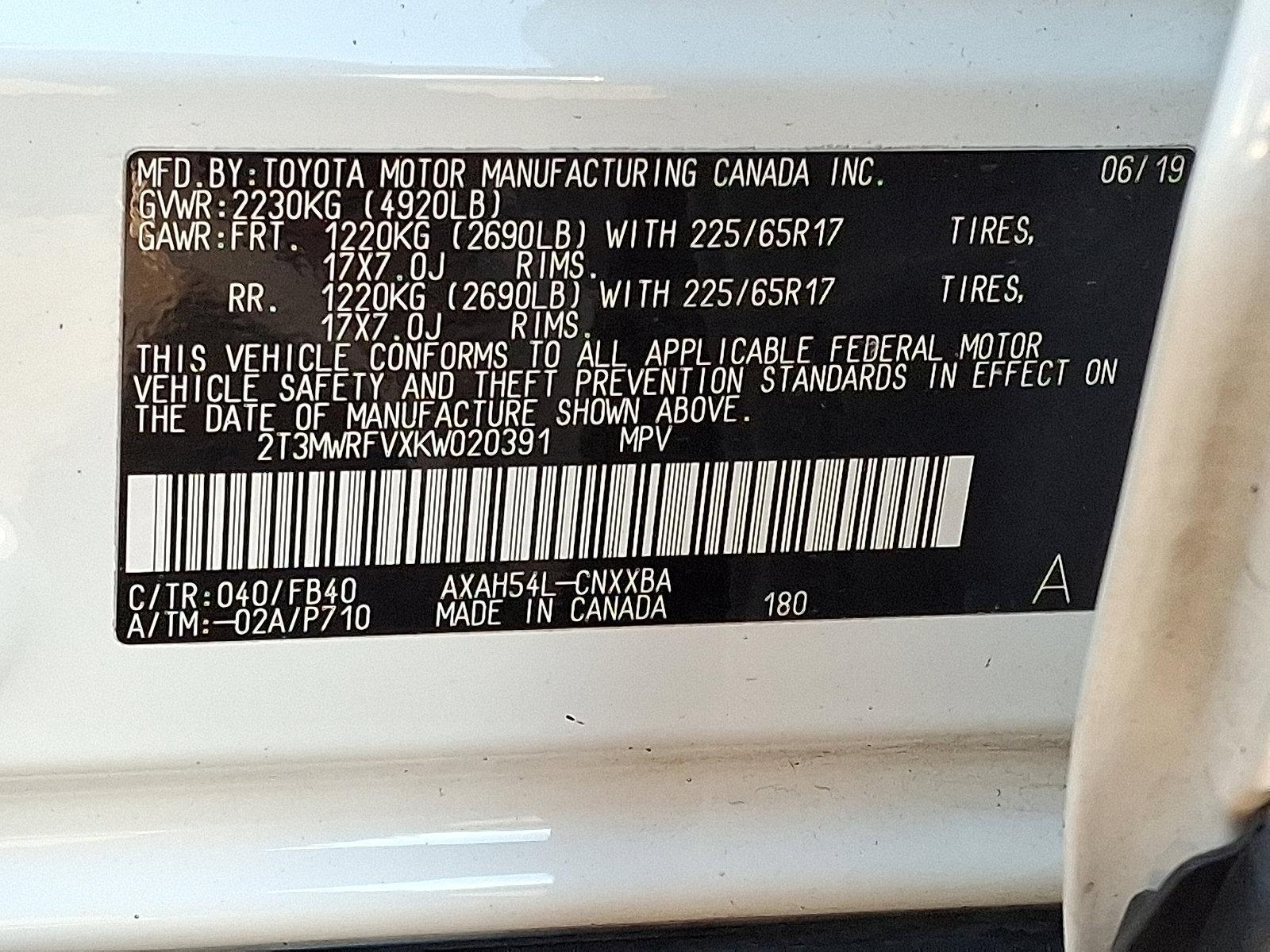 2019 Toyota RAV4 Vehicle Photo in Easton, PA 18045