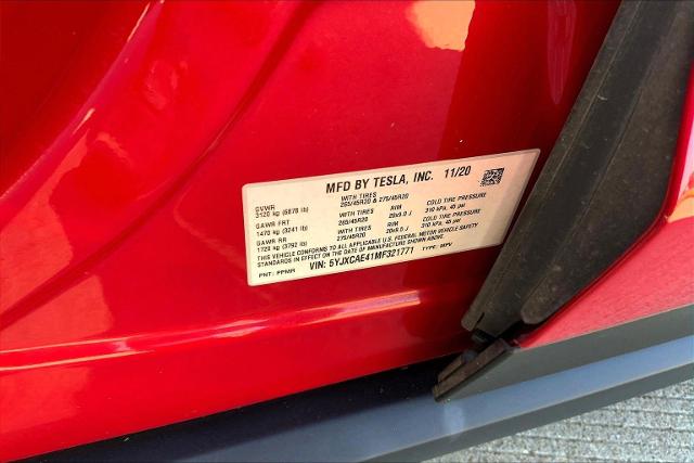 2021 Tesla Model X Vehicle Photo in TOPEKA, KS 66609-0000