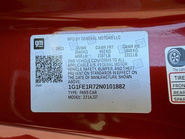 2022 Chevrolet Camaro Vehicle Photo in LEOMINSTER, MA 01453-2952