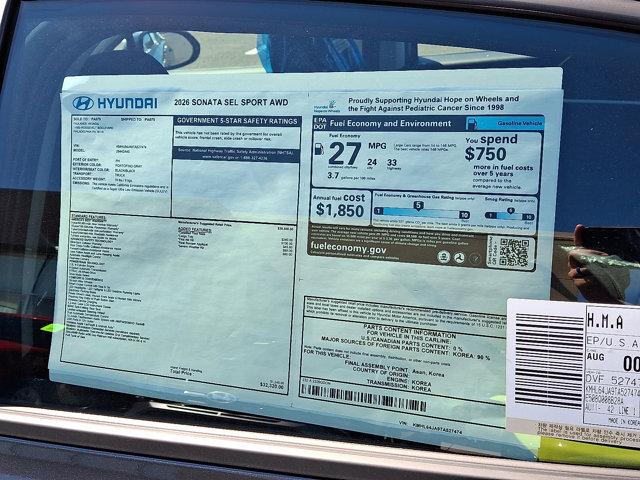 2026 Hyundai SONATA Vehicle Photo in Philadelphia, PA 19116