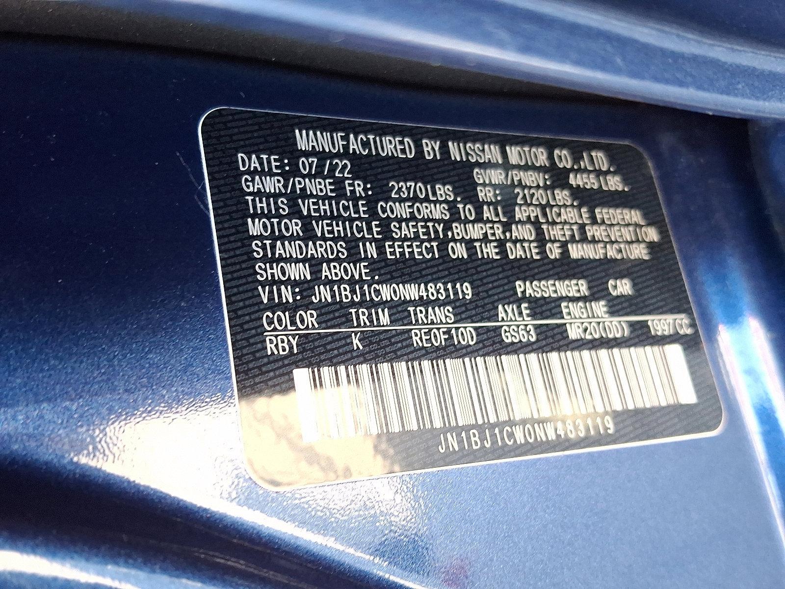 2022 Nissan Rogue Sport Vehicle Photo in Mechanicsburg, PA 17050-2306