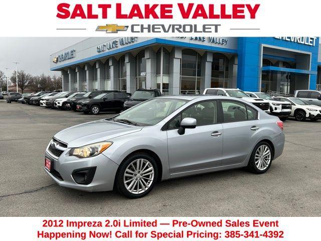 2012 Subaru Impreza Sedan Vehicle Photo in West Valley City, UT 84120-3299