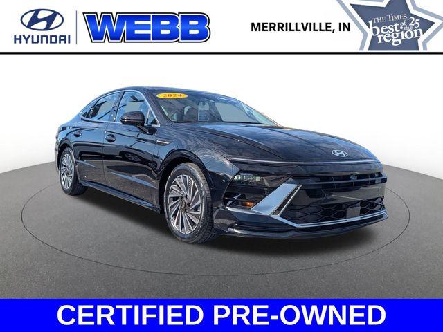 2024 Hyundai SONATA Hybrid Vehicle Photo in Merrillville, IN 46410