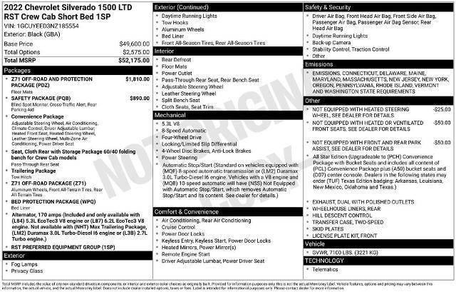 2022 Chevrolet Silverado 1500 LTD Vehicle Photo in PUYALLUP, WA 98371-4149