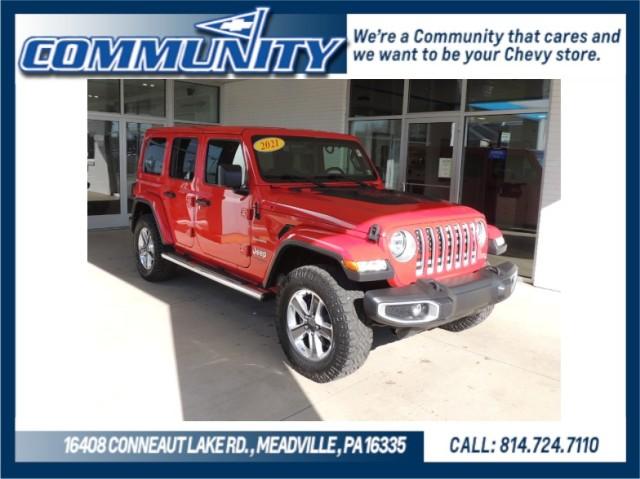 2021 Jeep Wrangler Unlimited Vehicle Photo in MEADVILLE, PA 16335-3862