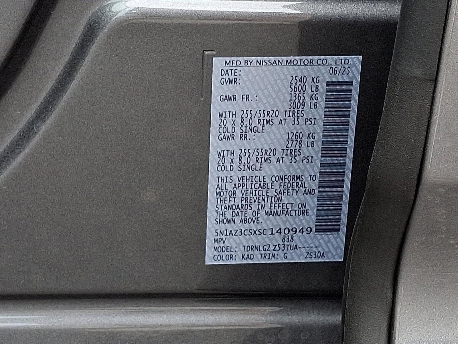 2025 Nissan Murano Vehicle Photo in Mechanicsburg, PA 17050-2306