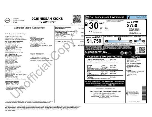 2025 Nissan Kicks Vehicle Photo in Flemington, NJ 08822