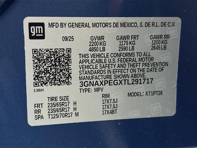 2026 Chevrolet Equinox Vehicle Photo in PUYALLUP, WA 98371-4149