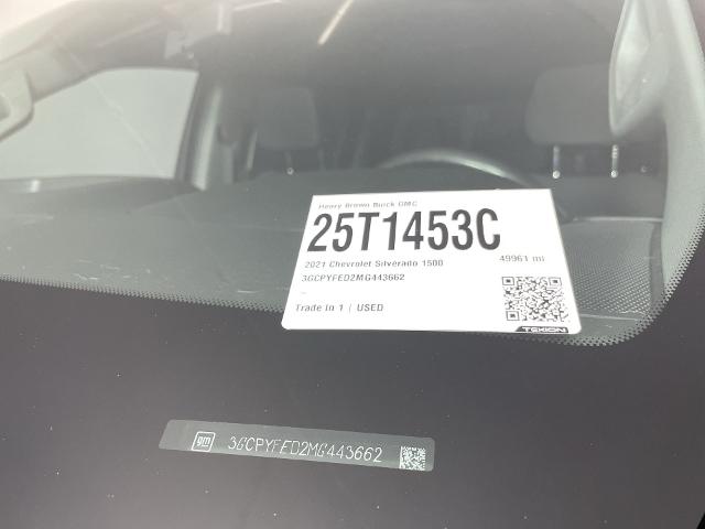 2021 Chevrolet Silverado 1500 Vehicle Photo in GILBERT, AZ 85297-0402