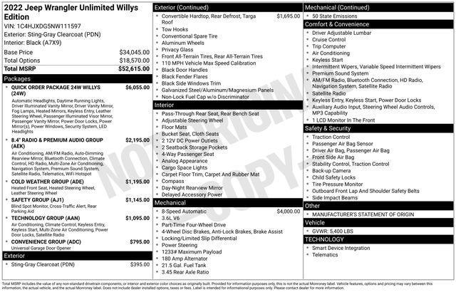 2022 Jeep Wrangler Unlimited Vehicle Photo in DANBURY, CT 06810-5034