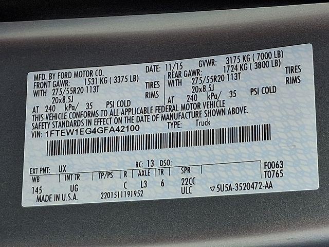 2016 Ford F-150 Vehicle Photo in DANBURY, CT 06810-5034