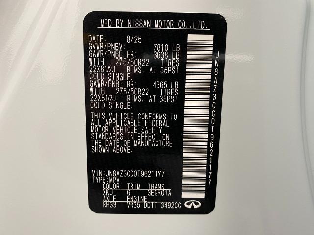 2026 INFINITI QX80 Vehicle Photo in Appleton, WI 54913