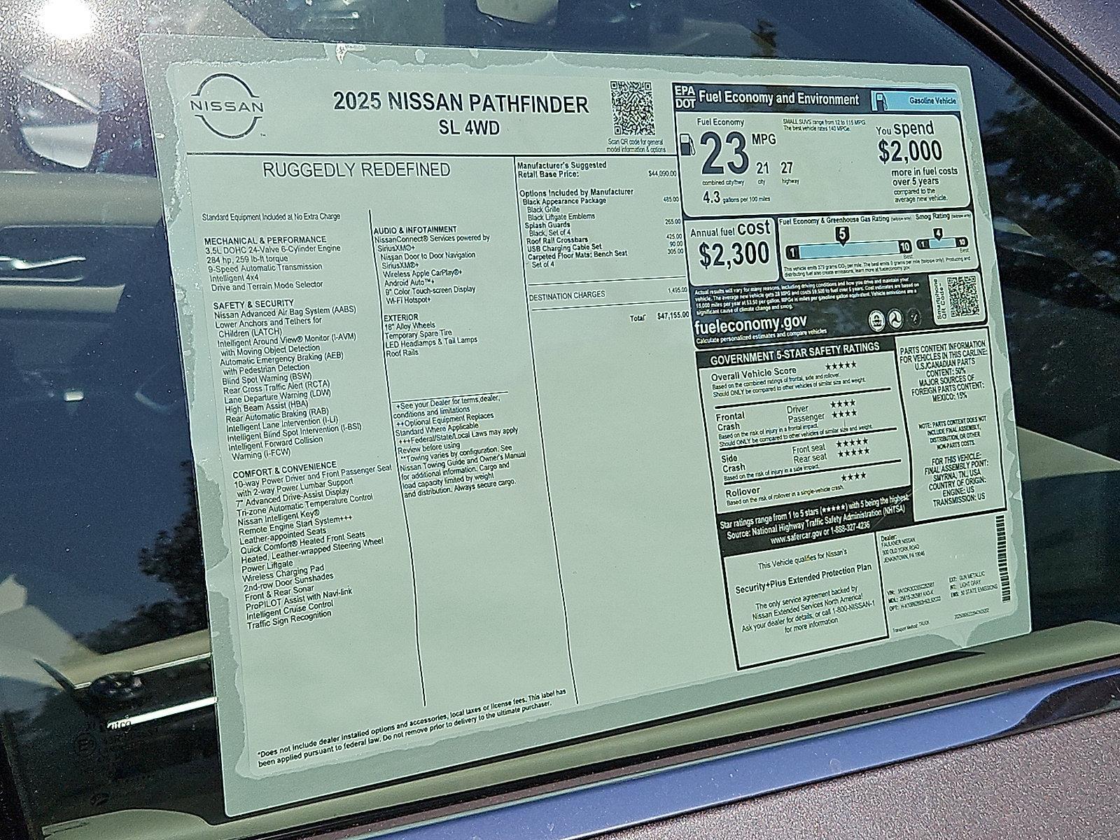 2025 Nissan Pathfinder Vehicle Photo in Jenkintown, PA 19046