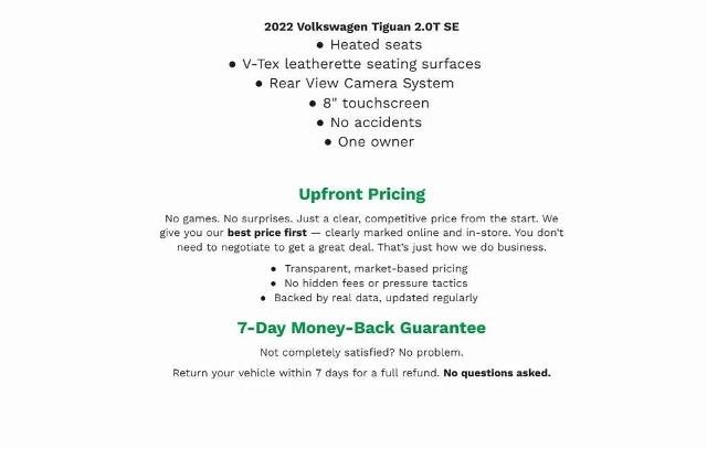 2022 Volkswagen Tiguan Vehicle Photo in Neenah, WI 54956