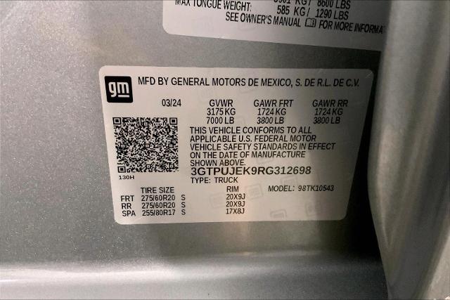 2024 GMC Sierra 1500 Vehicle Photo in INDEPENDENCE, MO 64055-1377